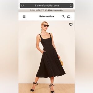 Black Rou knit dress NWT